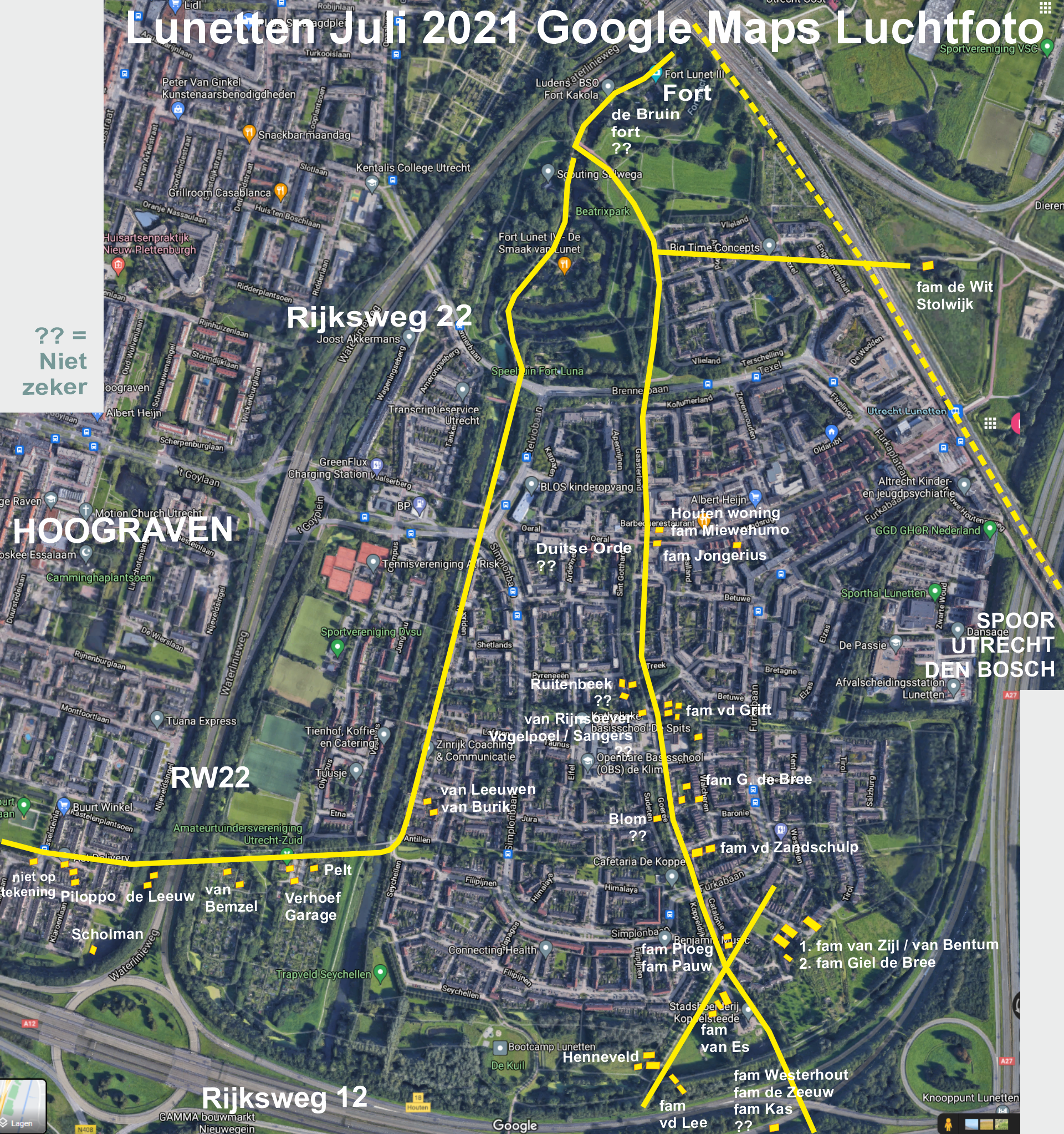 Huizen Bewoners Luchtfoto 2021