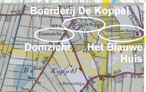 Kaart drie Boerderijen