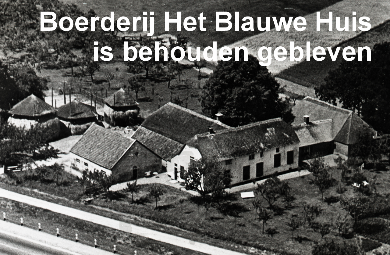 Luchtfoto Boerderij Het Blauwe Huis