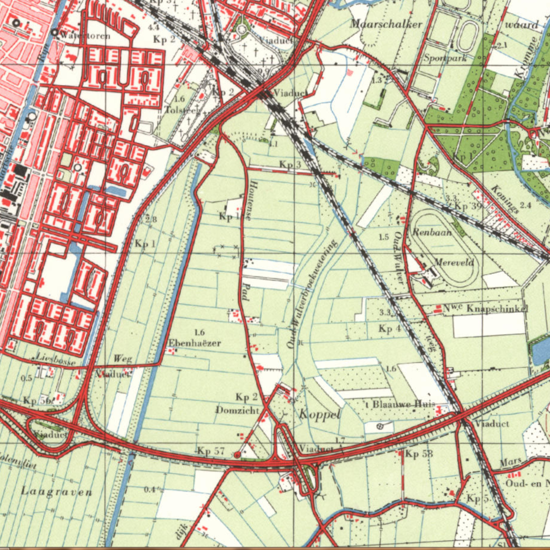 Kaart van Lunetten