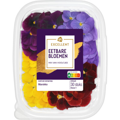Foto Eetbare Bloemen in verpakking