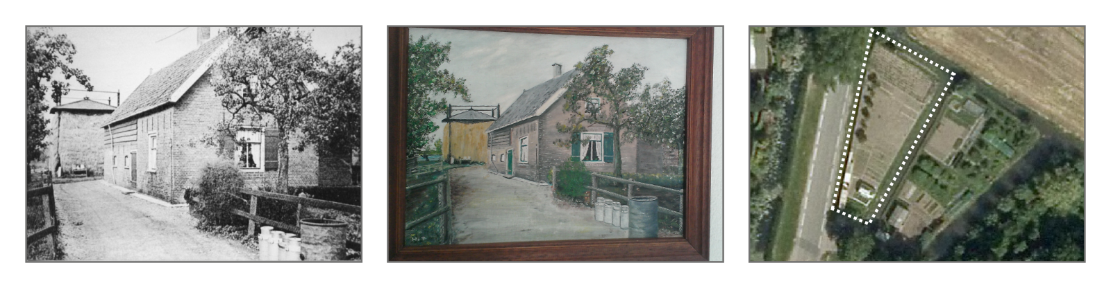 Collage Historie Landje Nel