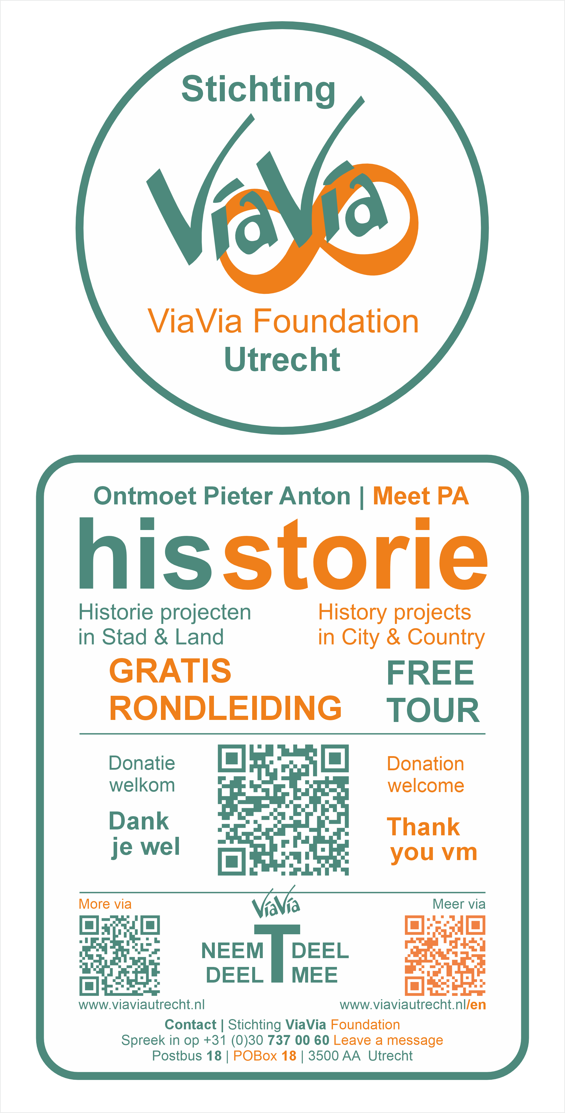 Over ViaVia Historie Projecten