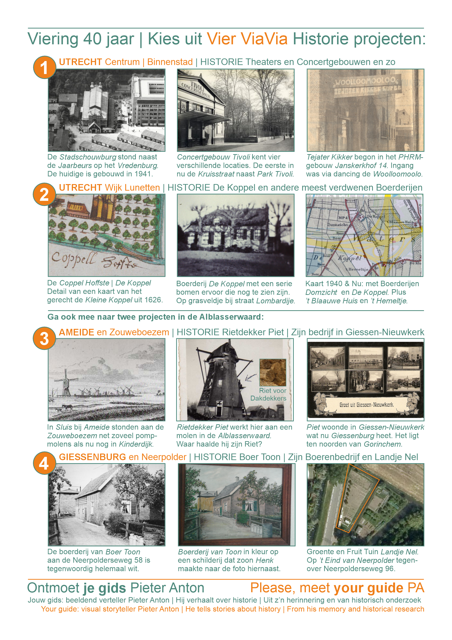 ViaVia 4 Historie Projecten Poster Flyer